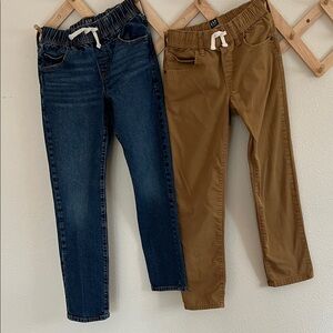 GAP Boys Blue and Brown Jeans Set